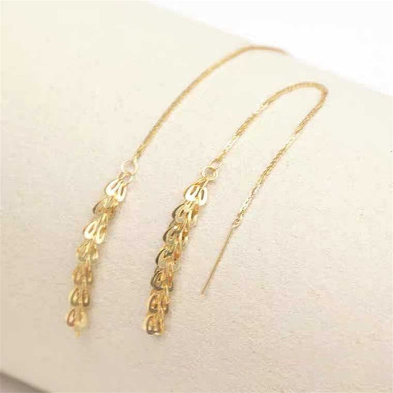 Fashionable Long Tassel Earrings