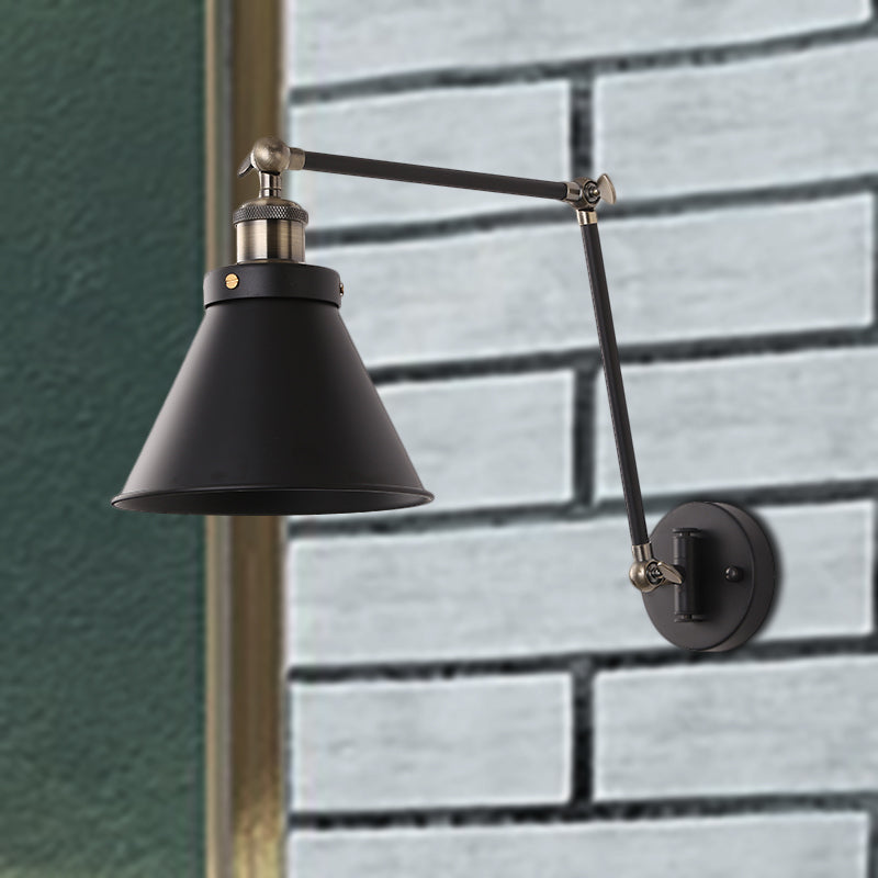 Adjustable Black White Wall Light Fixture - Luxicro
