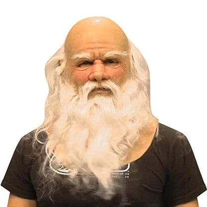 Authentic Rubber Costume Mask for Halloween Disguise