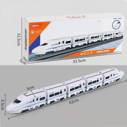 Colorful Toy Train Set with Lights and Music