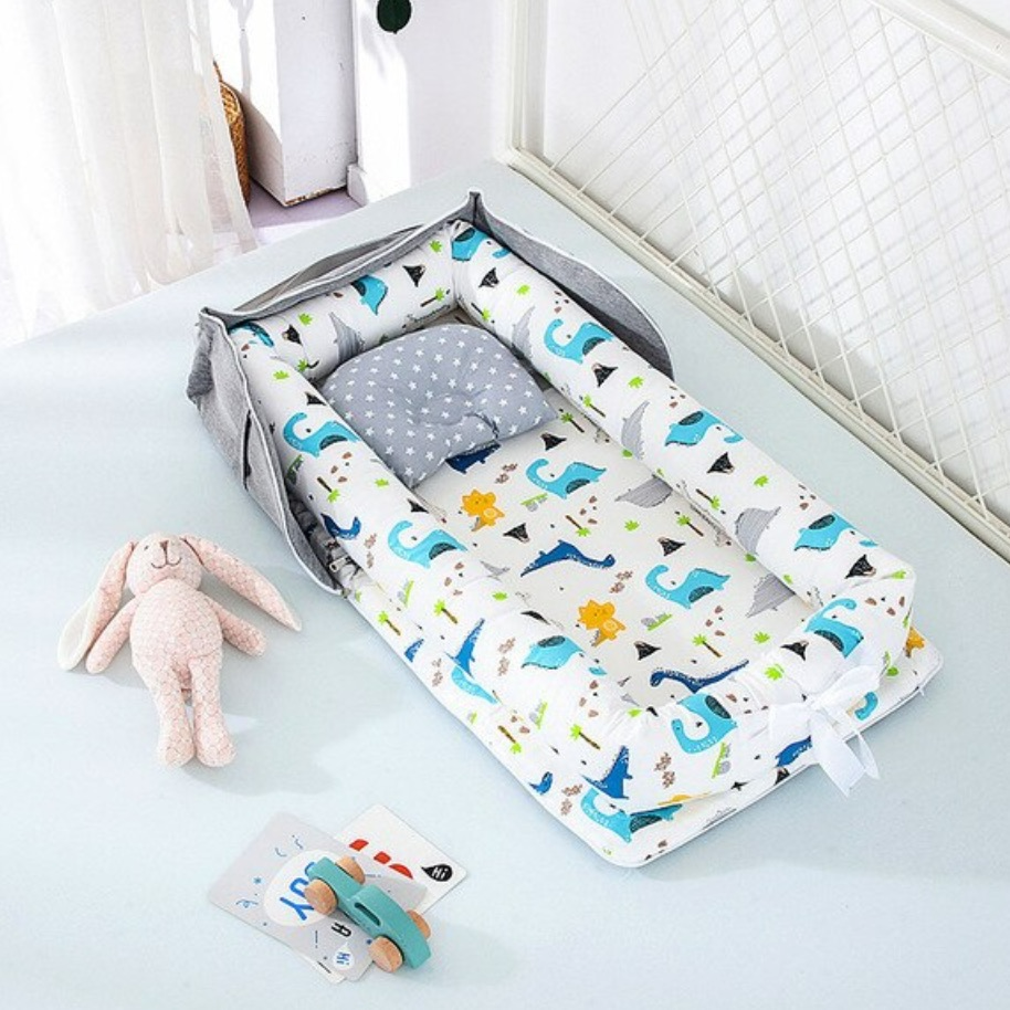 Portable Space Saving Baby Bed with Mattress