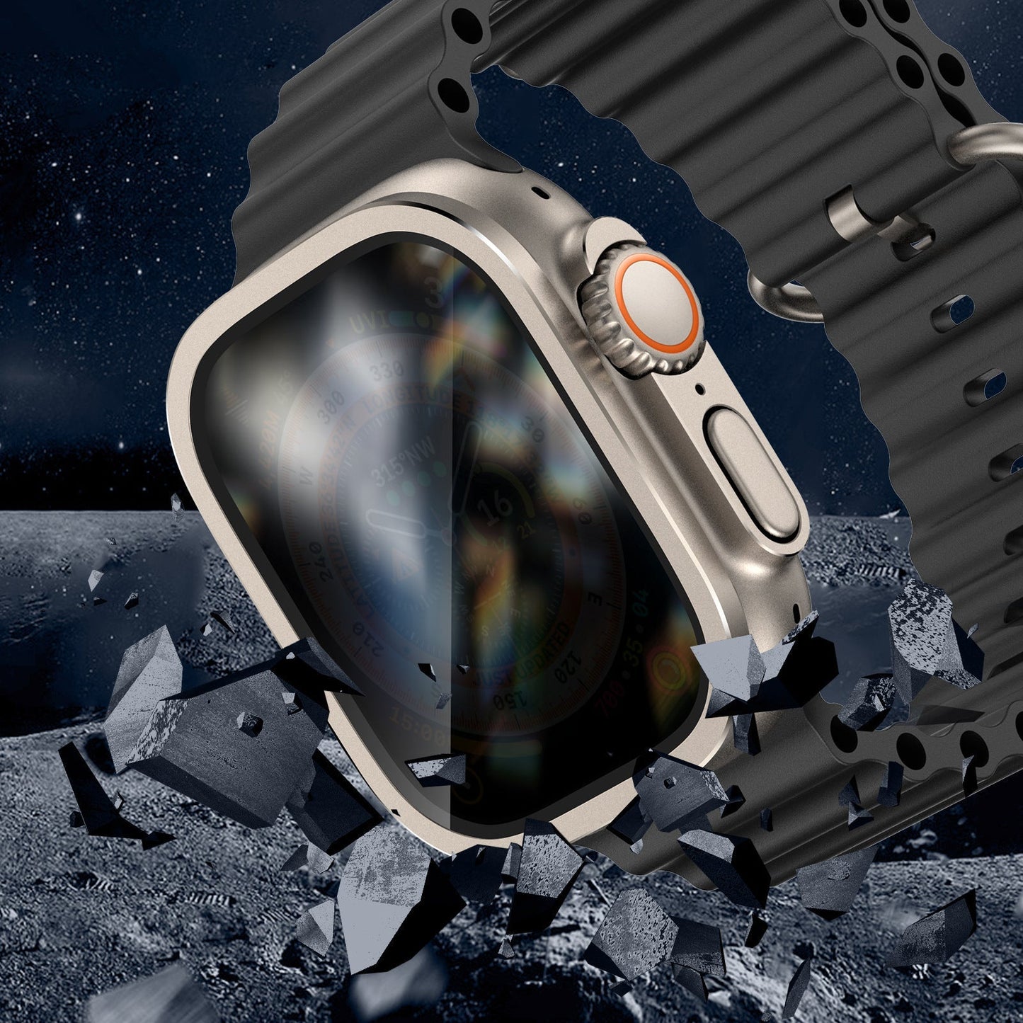 Durable Private Screen Guard for Apple Watch Ultra