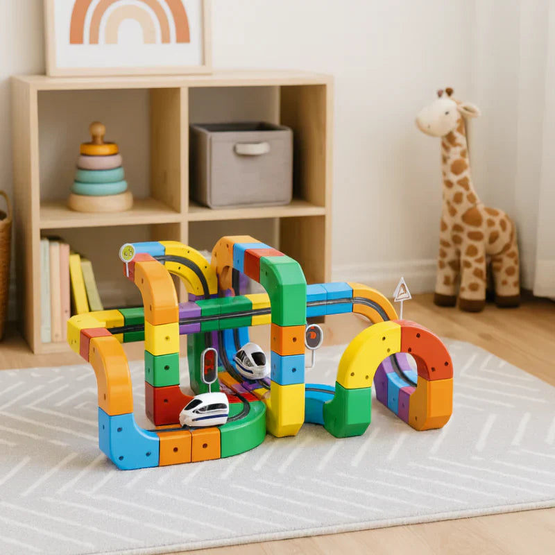 Educational Kids Learning Rail Track