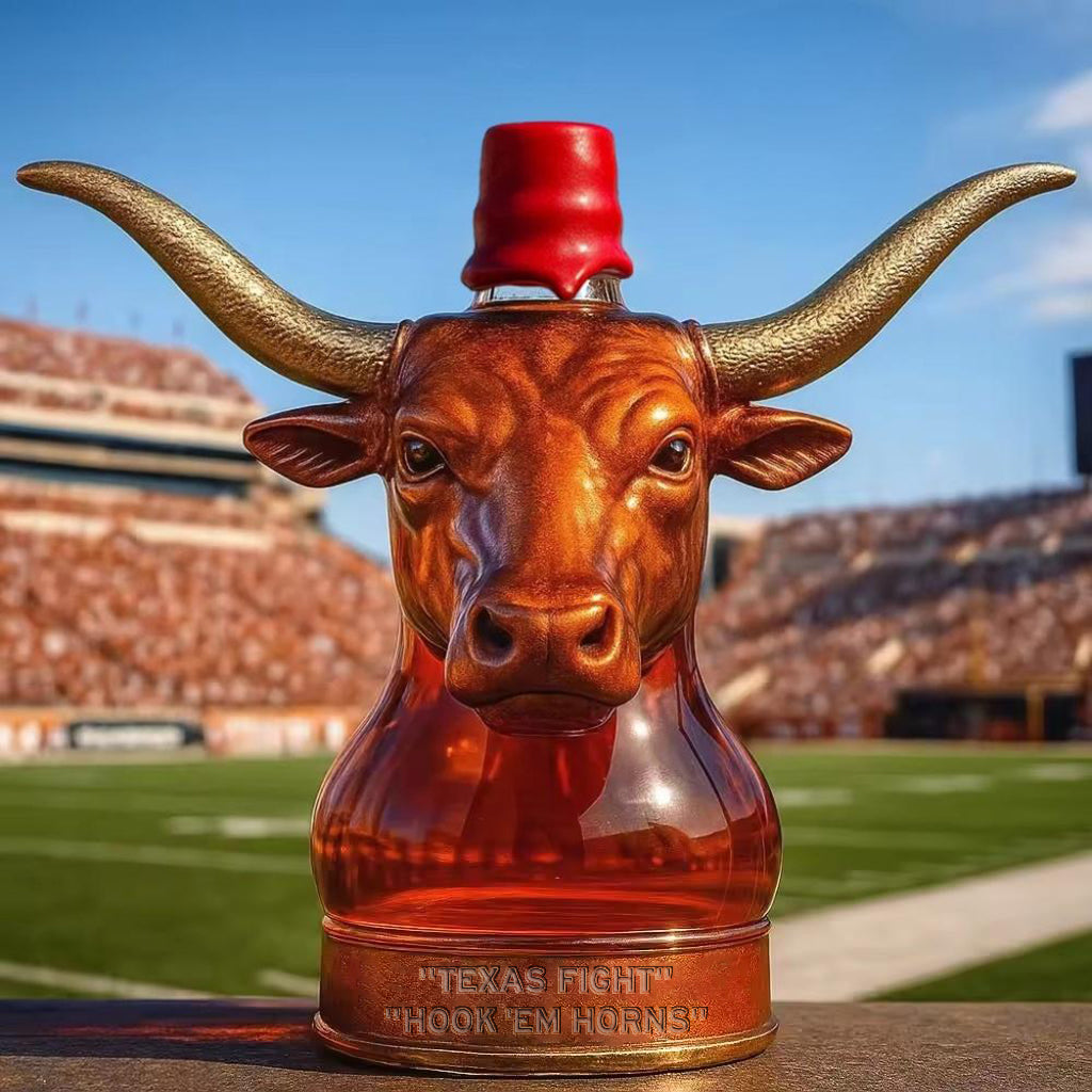 Authentic NCAA Whiskey Decanter Bottle