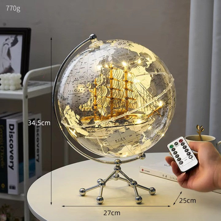 Premium World Map LED Wall Lamp