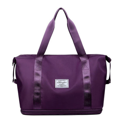 Spacious Dual Compartment Travel Duffel Bag