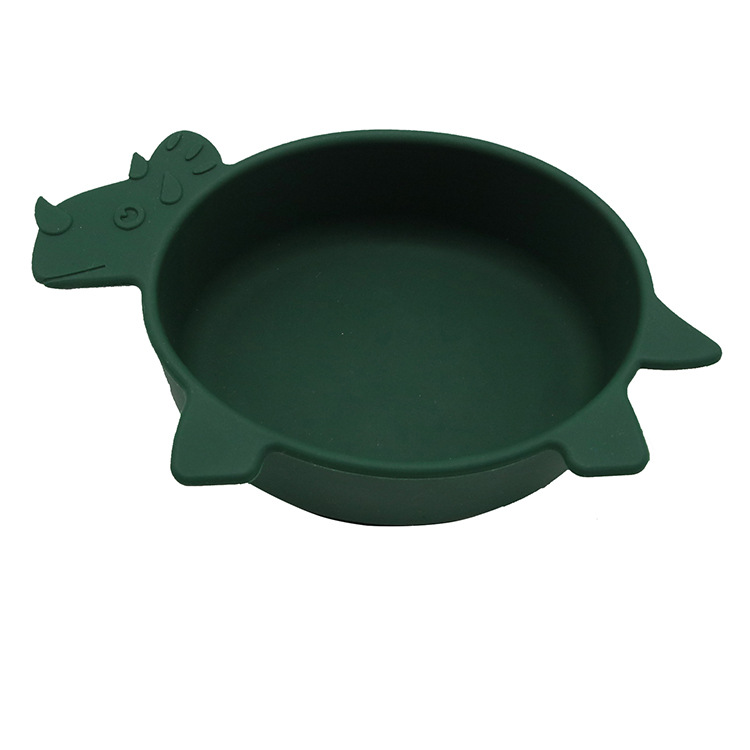 Cute Kids Dino Bowl with Grip Bottom