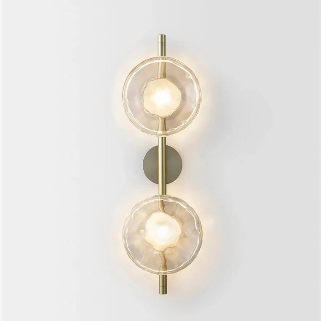 Stylish Clear Glass Wall Lamp