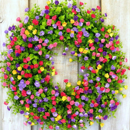 Beautiful Floral Spring Door Wreath