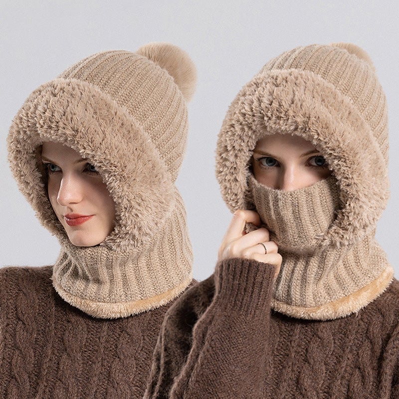 Warm Women's Cable Knit Winter Hat