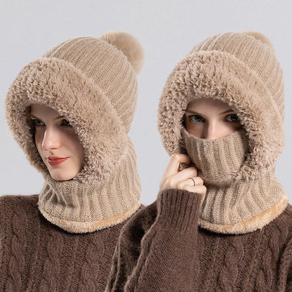 Warm Women's Cable Knit Winter Hat
