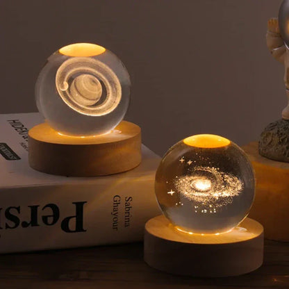 Beautiful 3D Crystal Orb Decor