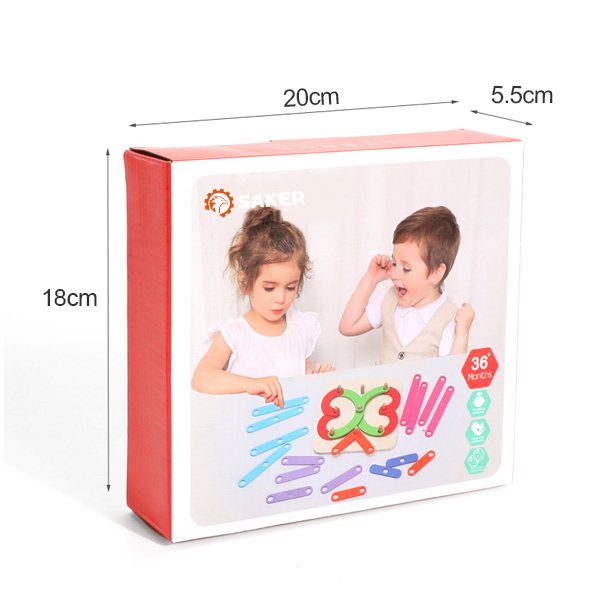 Learning Wooden Building Block Set