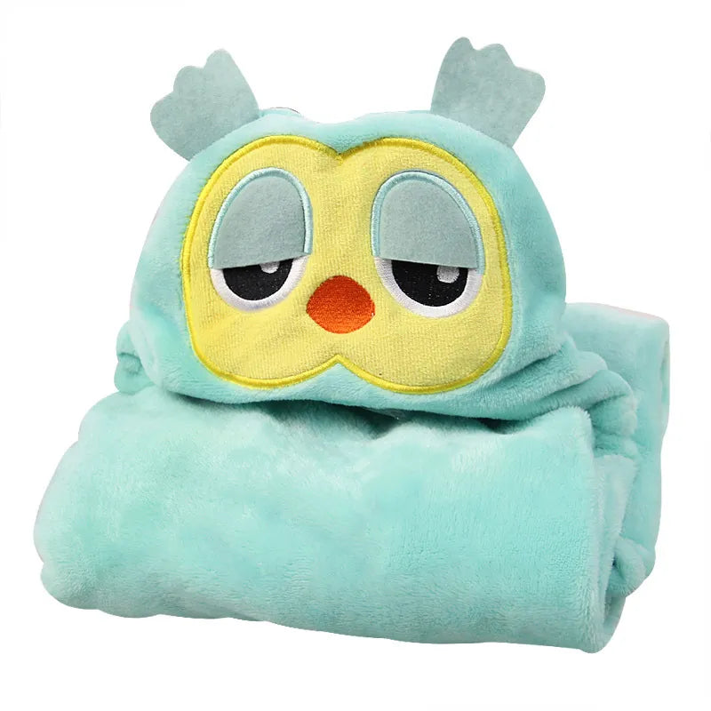 Cozy Kids Hooded Towel with Fun Animal Print