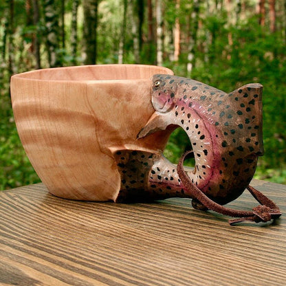 Unique Handcrafted Wood Coffee Mug