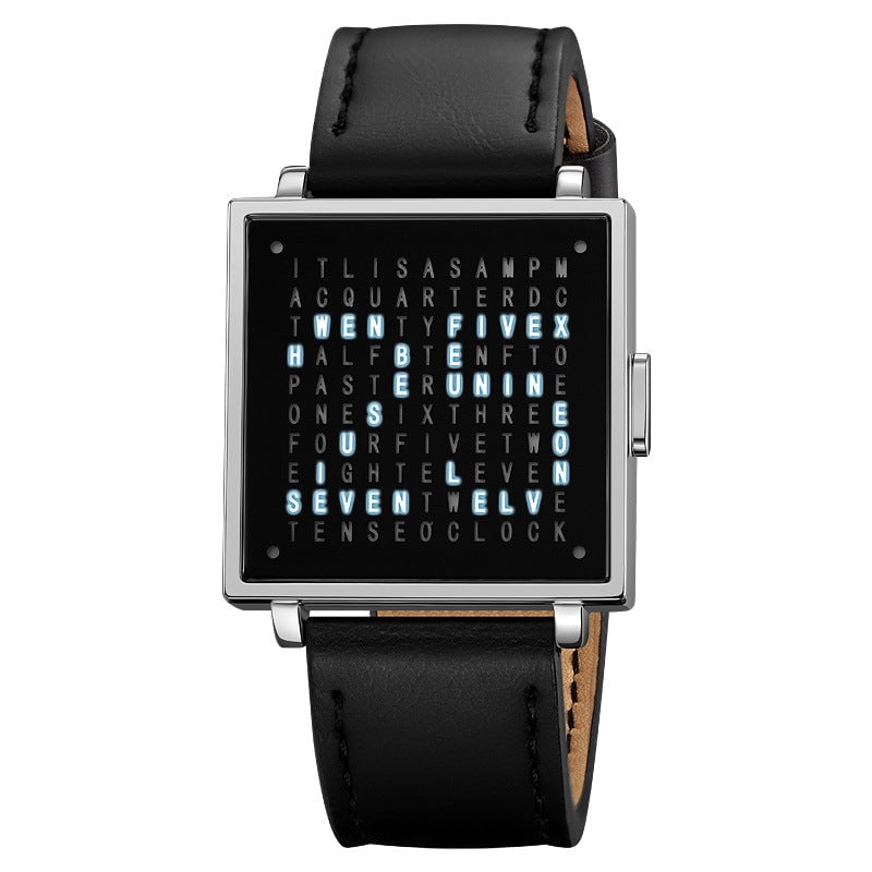Sleek Thin Stainless Steel Watch
