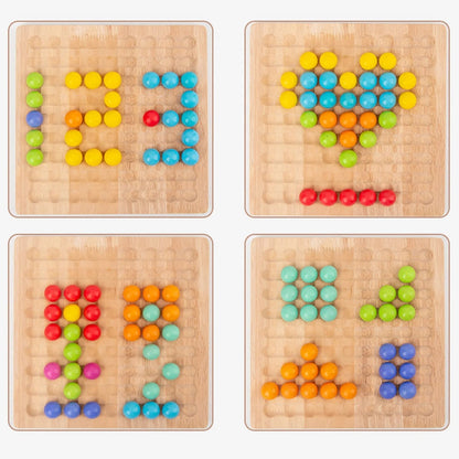 Classic Wood Bead Puzzle Board