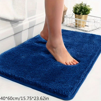Plush Absorbent Bathroom Mat