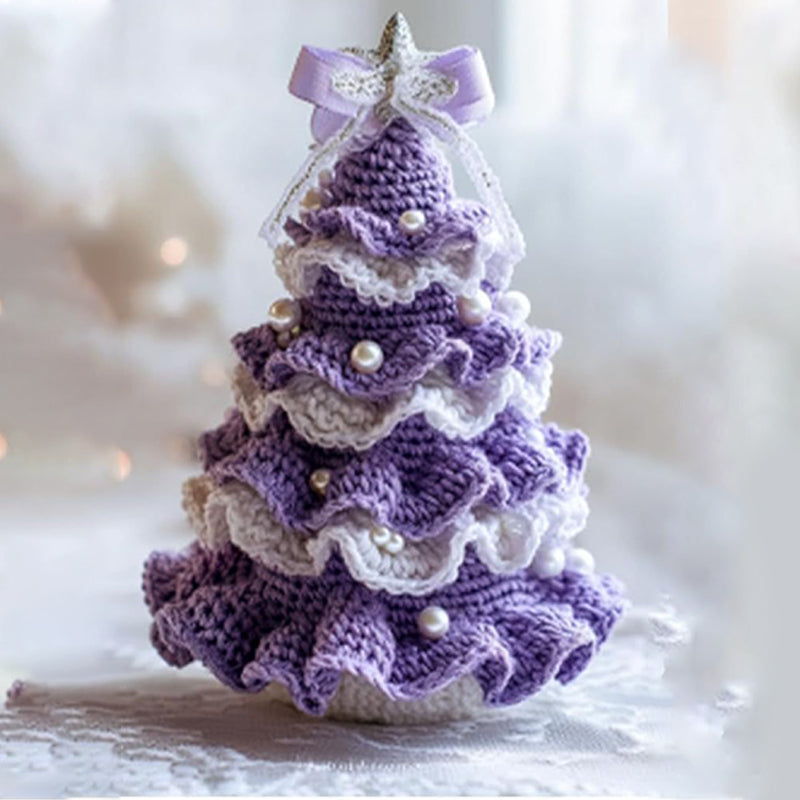 Beautiful Handmade Crochet Christmas Trees