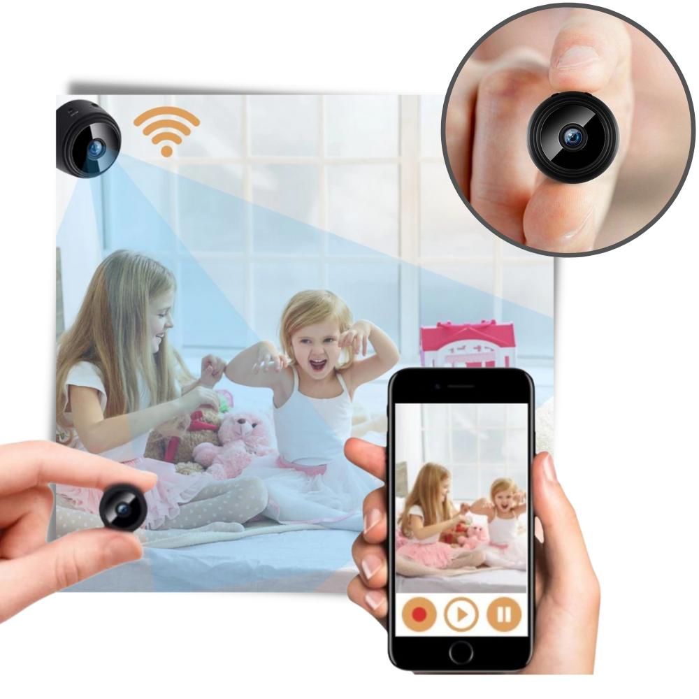 Compact Wi-Fi Home Surveillance Camera