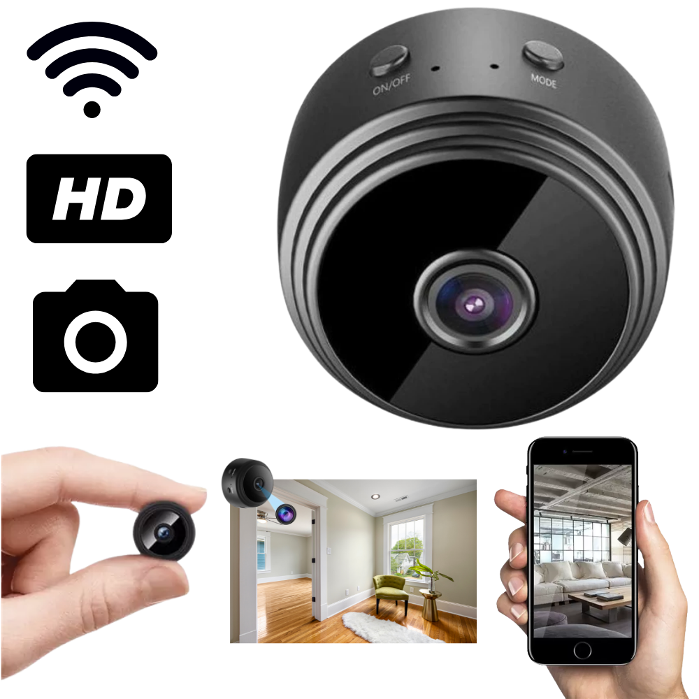 Compact Wi-Fi Home Surveillance Camera - Luxicro