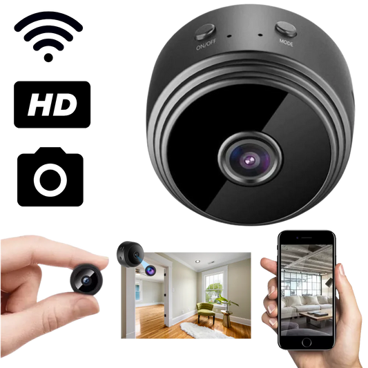 Compact WiFi Home Security Camera with Night Vision - Luxicro