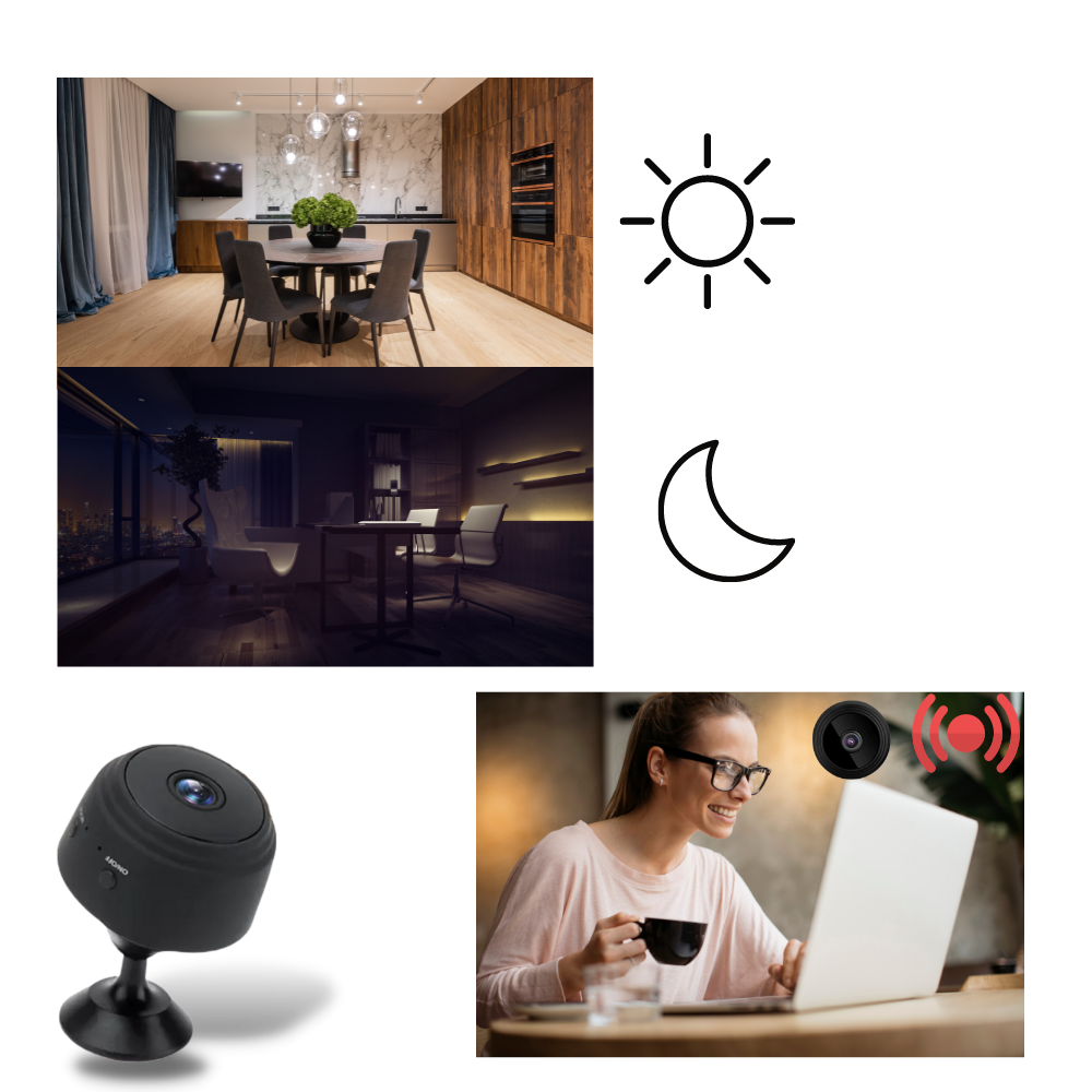 Compact Wi-Fi Home Surveillance Camera