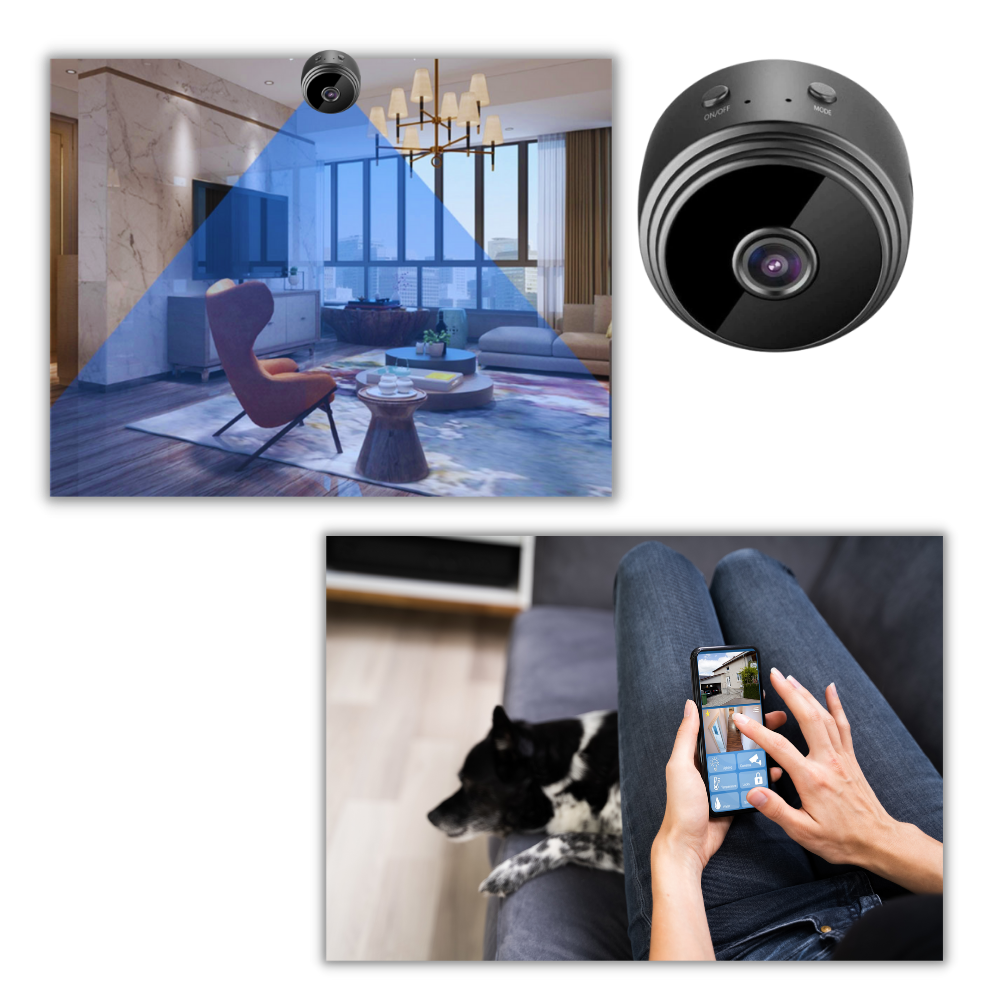 Compact Wi-Fi Home Surveillance Camera