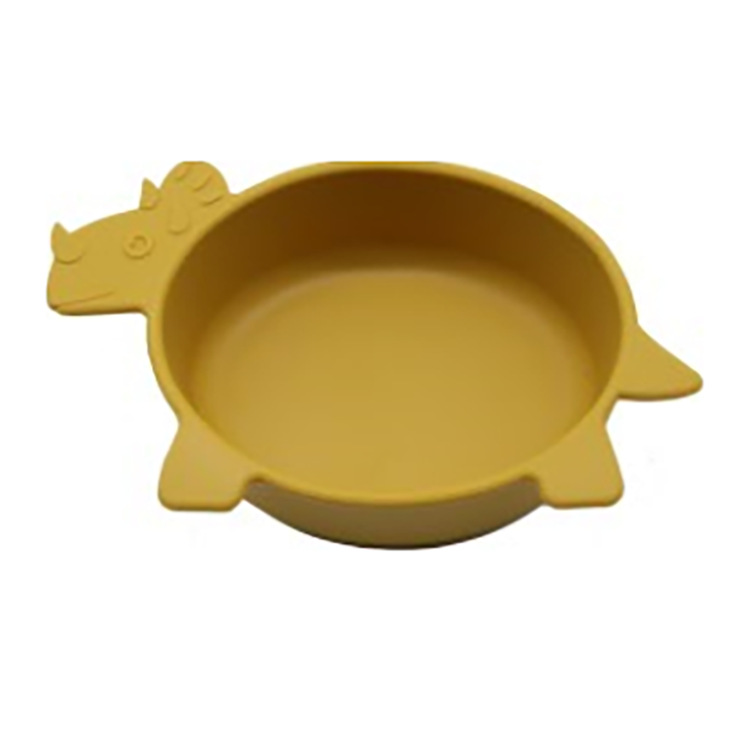 Cute Kids Dino Bowl with Grip Bottom