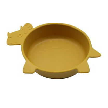 Cute Kids Dino Bowl with Grip Bottom