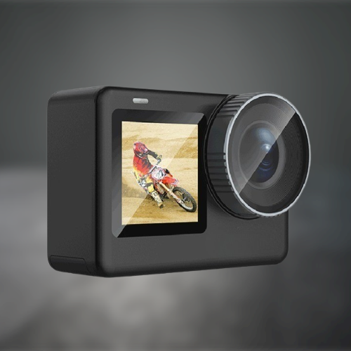 Sharply Focused Twin Lens Action Camera - Luxicro