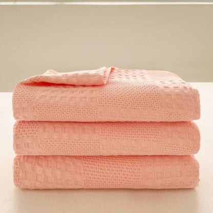 Cozy Textured Woven Blanket
