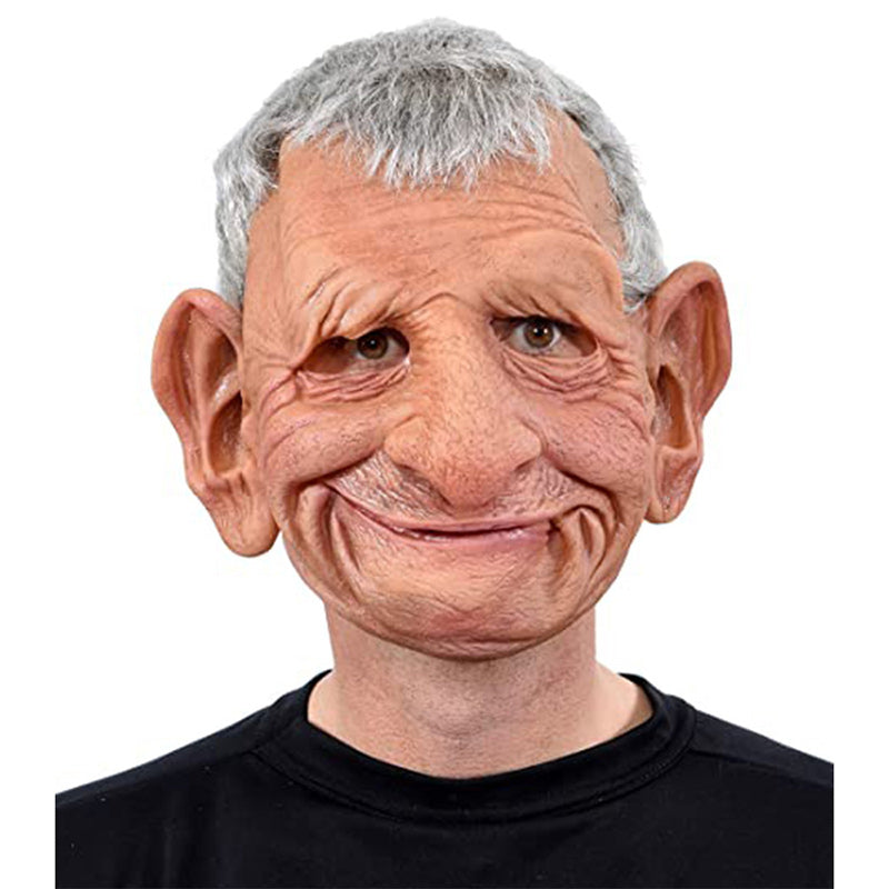 Authentic Rubber Costume Mask for Halloween Disguise