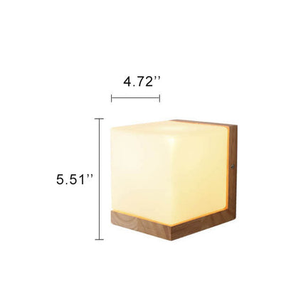 Green Modern Cube Wall Light