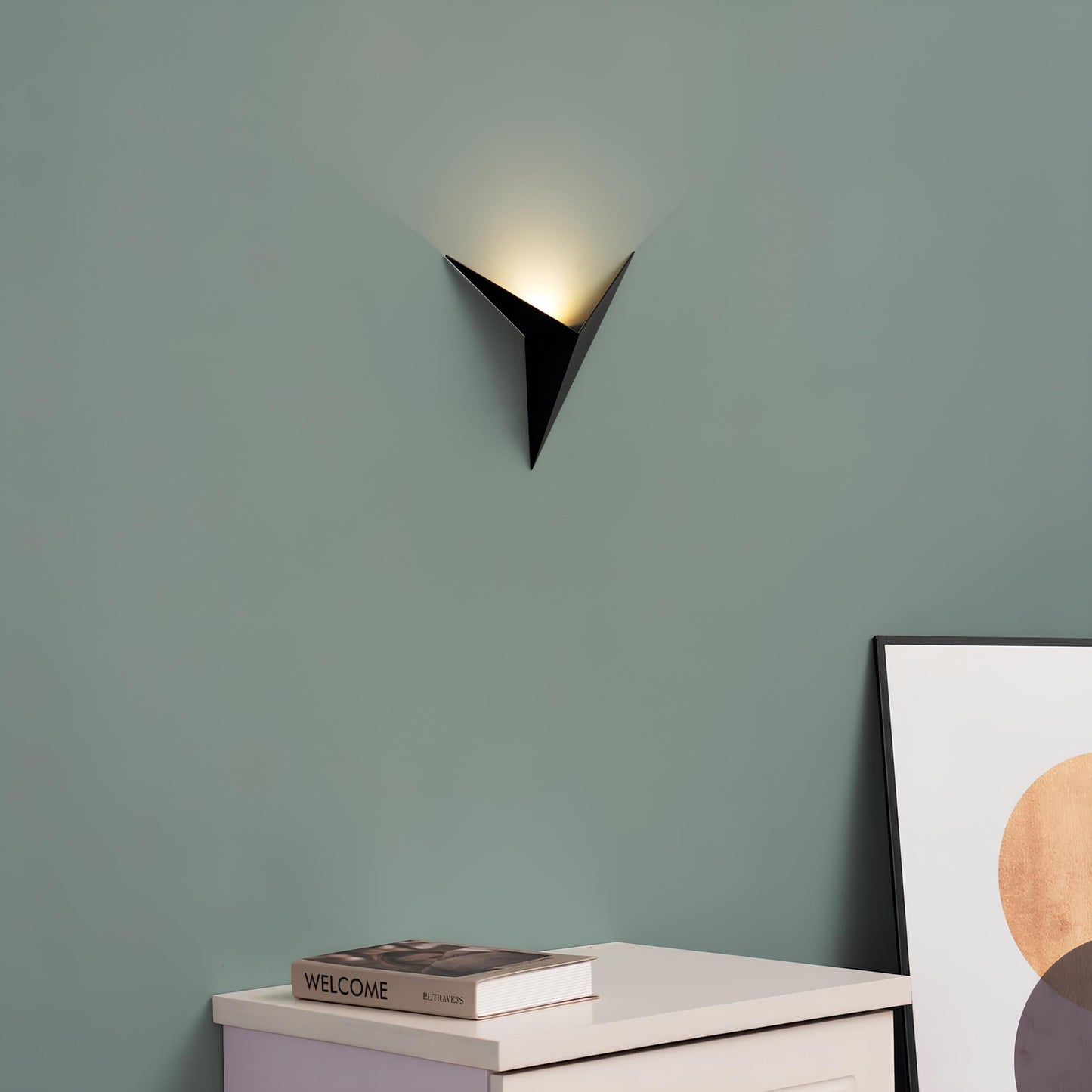 Contemporary Triangle Wall Lamp