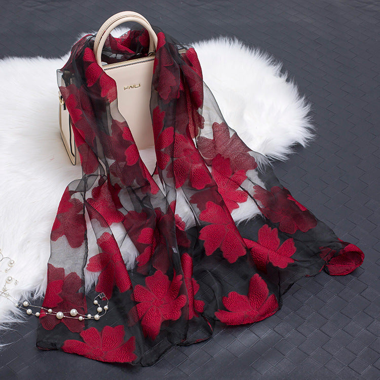 Beautiful Soft Floral Scarf