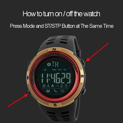 Sporty GPS Smartwatch with Heart Rate Tracker
