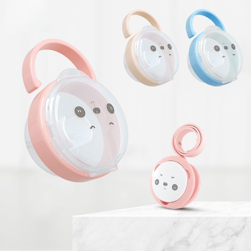 Soft Baby Pacifier with Cute Bear Design