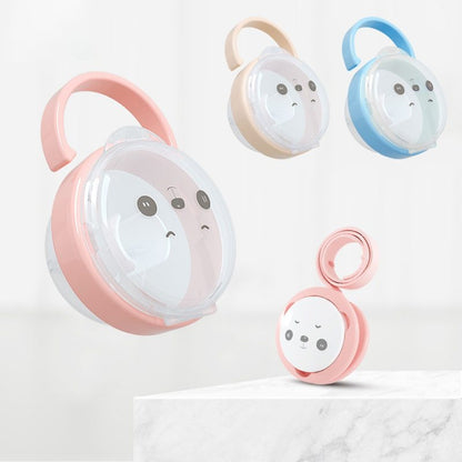 Cute Baby Pacifier with Soft Animal Cover