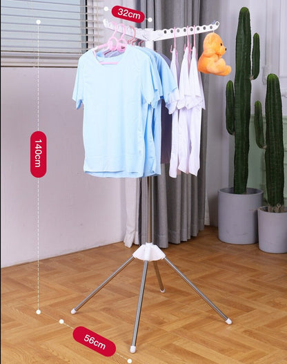 Space Saving Collapsible Laundry Drying Rack