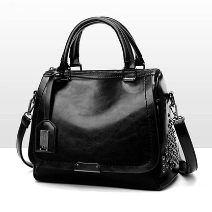 Elegant Women's Real Leather Shoulder Bag - Luxicro