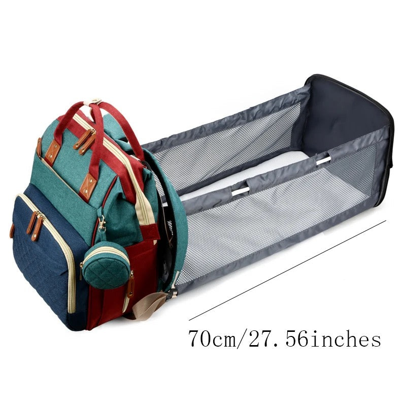Versatile 2in1 Diaper Bag with Changing Pad