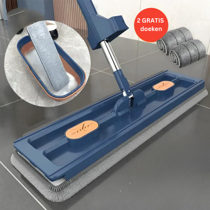 Multi Purpose Mop with 2 Free Replacement Heads - Luxicro