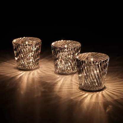 Sleek Transparent LED Table Lamp