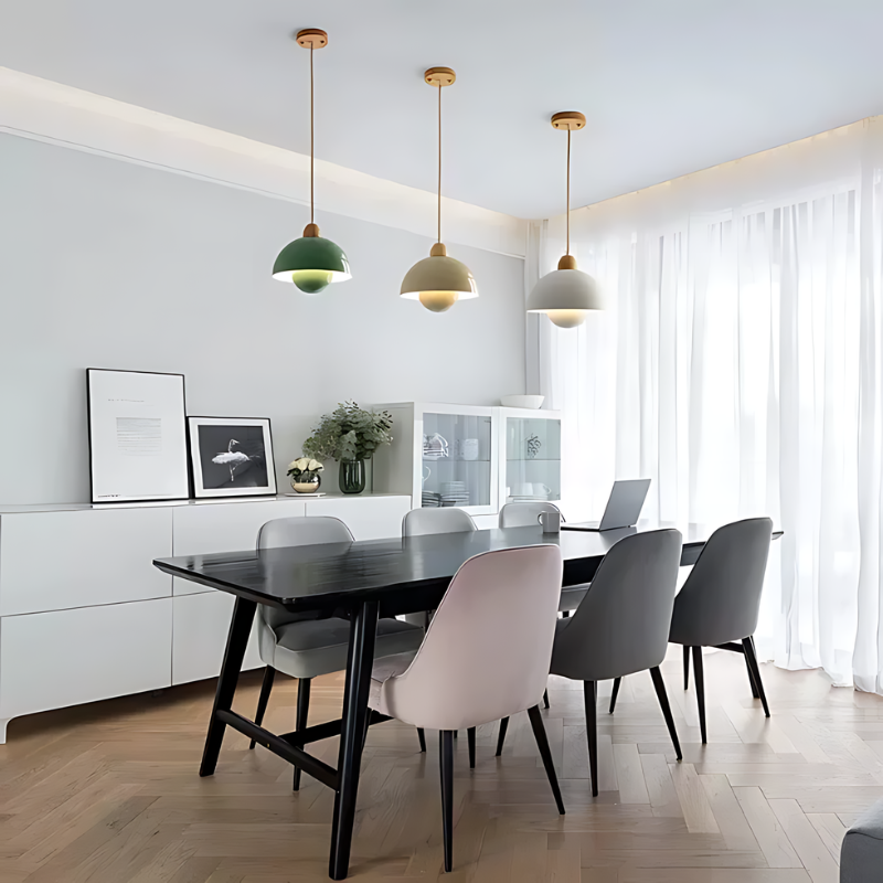 Farmhouse Wooden Pendant Light for Warm Home Decor - Luxicro