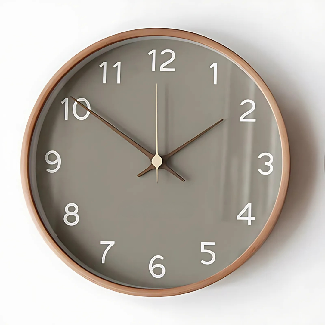 Vintage Wooden Large Clock