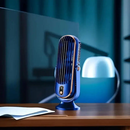 Portable Silent USB Rechargeable Desk Fan - Luxicro
