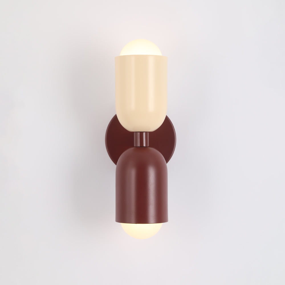 Colorful Metal LED Wall Lamp for Contemporary Homes