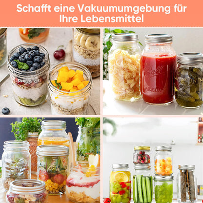 Easy Mason Jar Vacuum Sealer