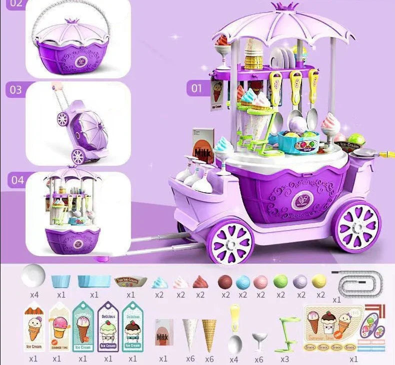 Fun Ice Cream Bike Cart